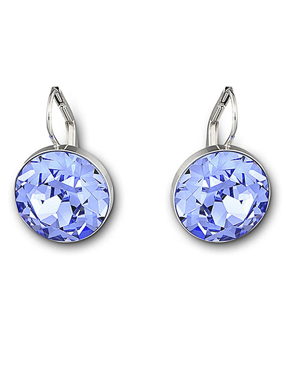 Blue Drop Earrings
 Swarovski Bela Faceted Crystal Drop Earrings in Blue