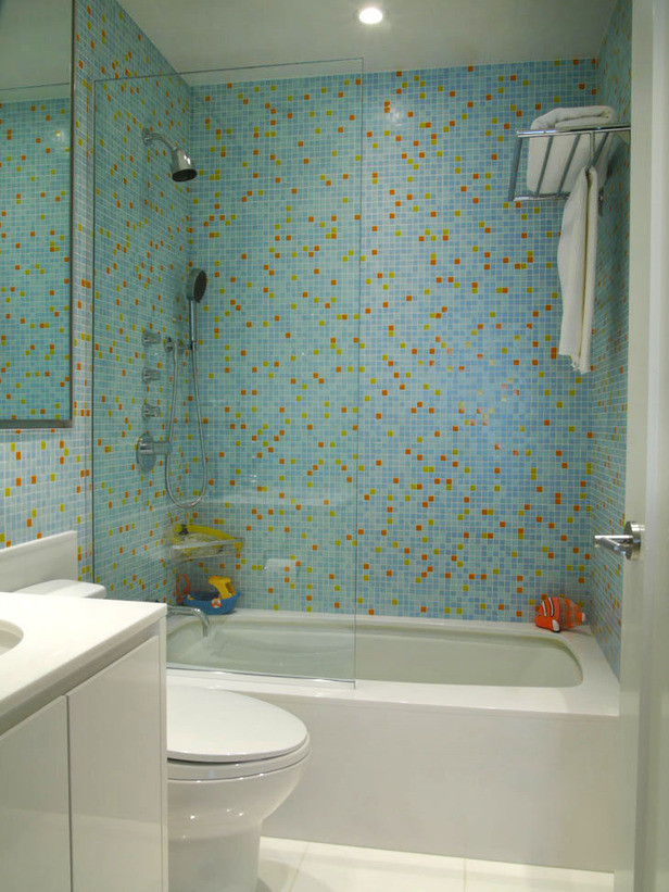 Blue Glass Tile Bathroom
 Light Blue Glass Tile Bathroom – Home Design Examples