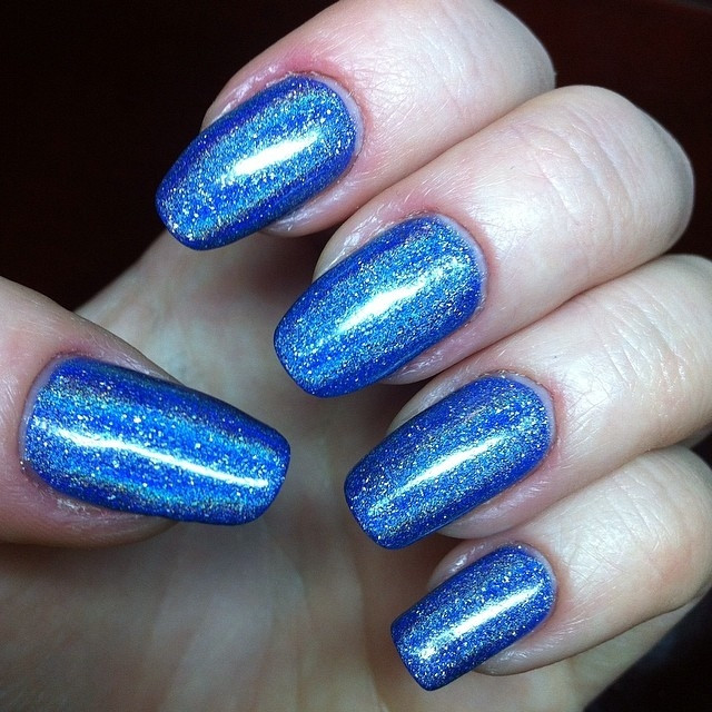 Blue Glitter Acrylic Nails
 Top 55 Stunning Blue Acrylic Nails