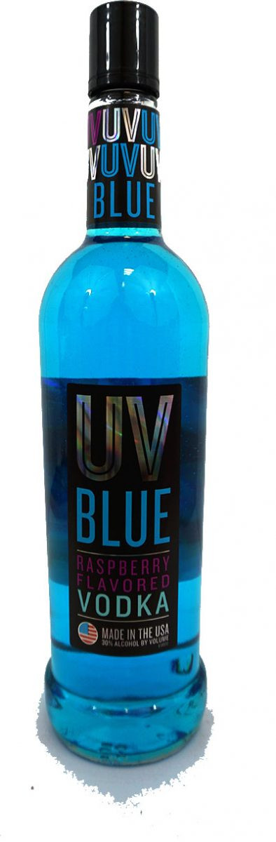 Blue Raspberry Vodka Drinks
 UV Blue Raspberry Vodka 750mL
