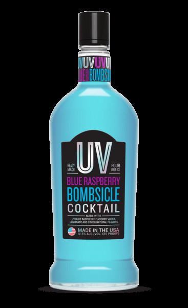 Blue Raspberry Vodka Drinks
 Blue Raspberry Bombsicle UV Vodka