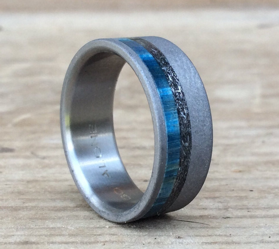 Blue Wedding Bands For Him
 Collection blue wedding band for him Matvuk