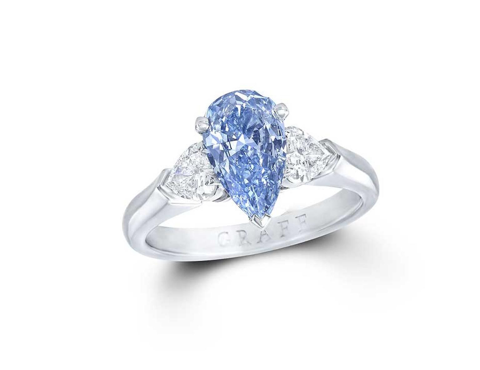 Blue Wedding Rings
 Blue diamond engagement rings the rarest of them all