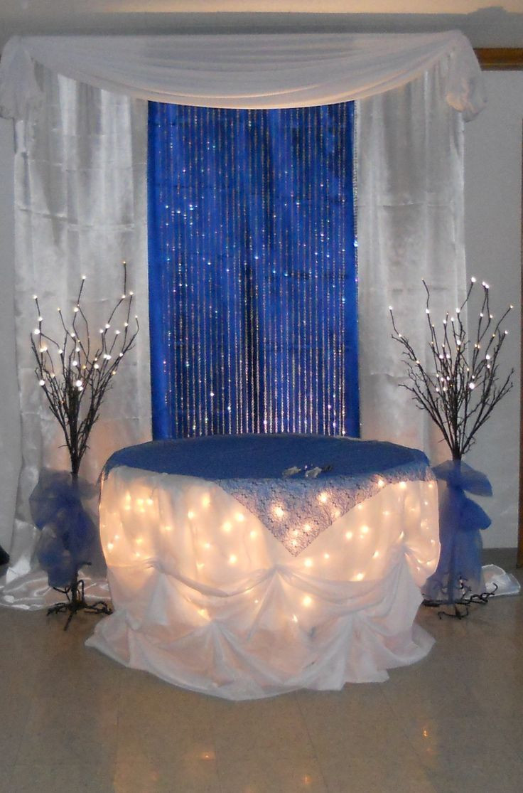 Blue Wedding Table Decorations
 Royal Blue Wedding Decorations