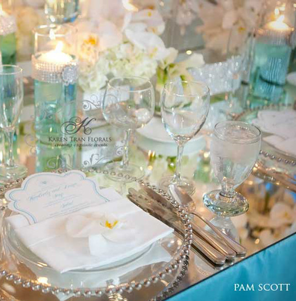 Blue Wedding Table Decorations
 Caribbean Islands Tiffany Blue Weddings Archives