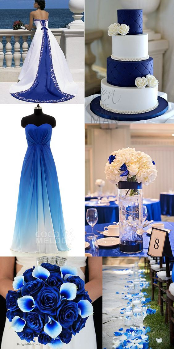 Blue Wedding Themes
 Charming Sweetheart Natural Floor Length Ombre Chiffon