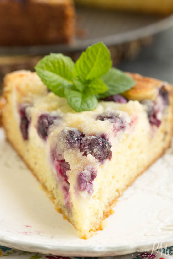 Blueberry Cream Cheese Cake
 Streusel Topped Blueberry Cream Cheese Coffee Cake Call