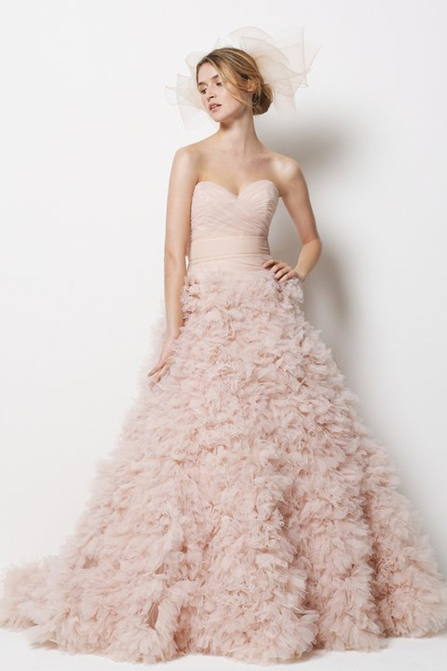 Blush Pink Wedding Dresses
 blush pink wedding dress