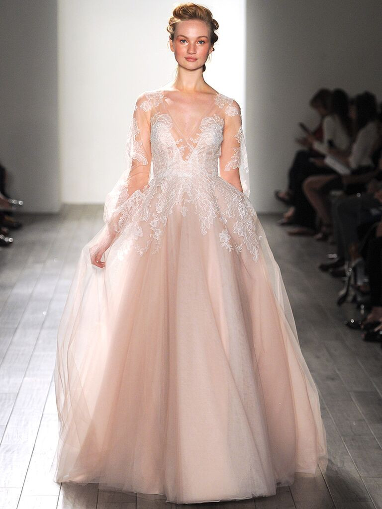Blush Pink Wedding Dresses
 The Prettiest Blush and Light Pink Wedding Gowns