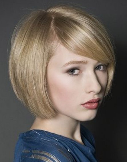 Bob Hairstyles For Girls
 Chic Bob Haircut with Side Swept Bangs – Latest Short