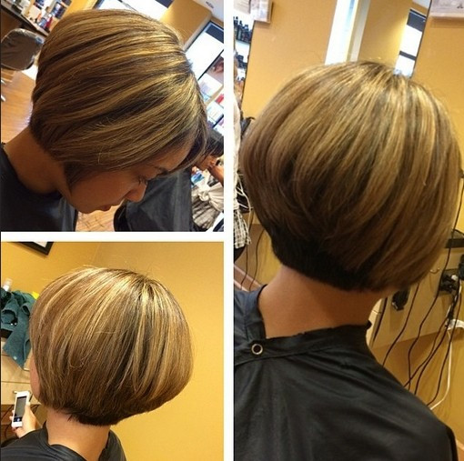 Bob Hairstyles For Thick Hair
 Chic Short Haircut for Women The Stacked Bob Cut