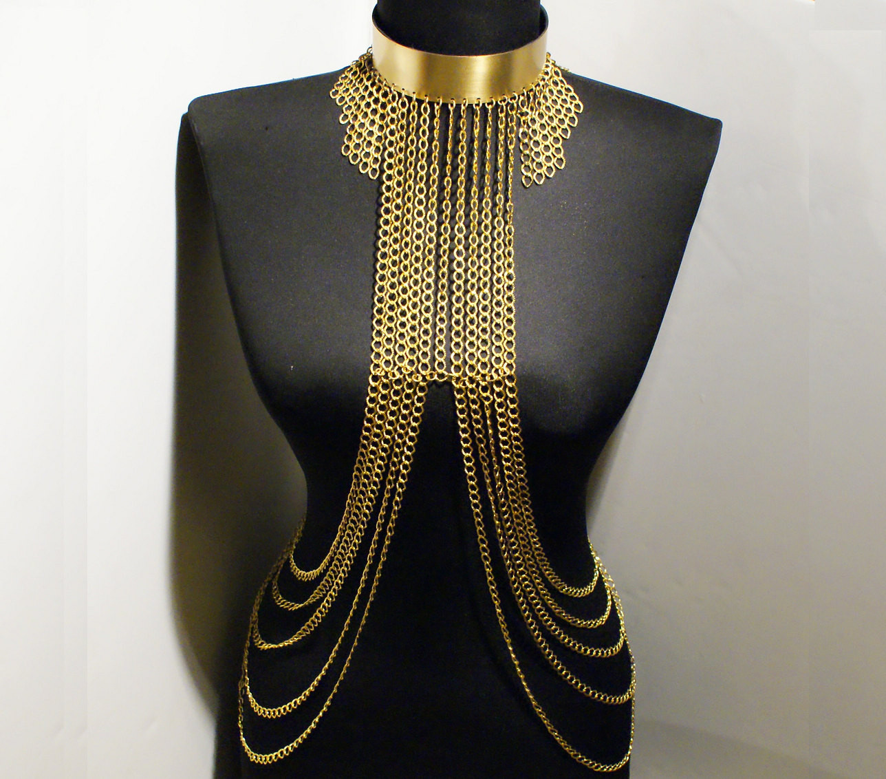 Body Jewelry Chains
 gold body chain body jewelry chain by BeyhanAkman on Etsy