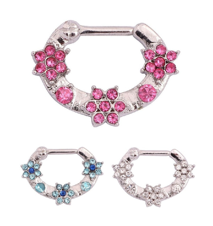 Body Jewelry Design
 Aliexpress Buy 3 Colors Delicate Flowers Design