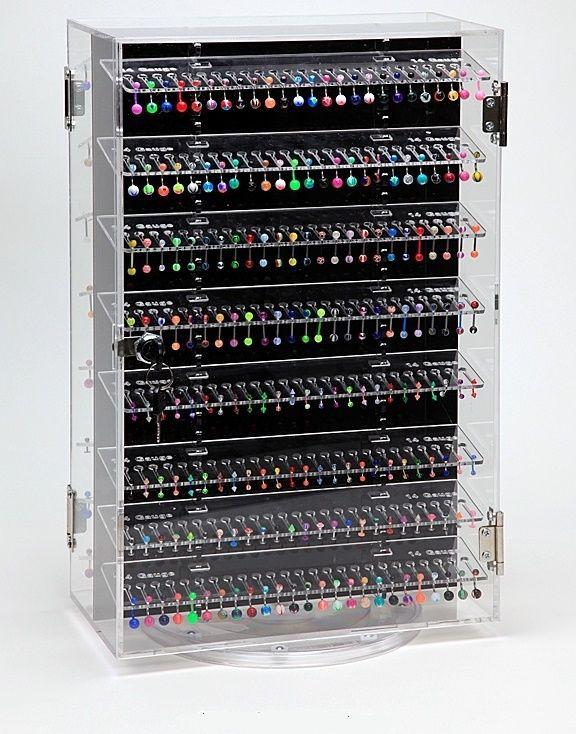 Body Jewelry Display
 Body Jewelry Display Case Retail Cabinet Lock w 500
