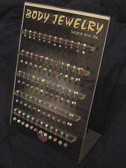 Body Jewelry Display
 Silver Oasis Body Jewelry Display