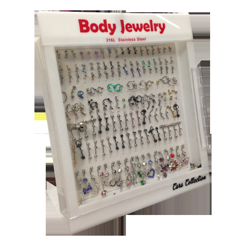 Body Jewelry Display
 body jewlery 162 pcs t=