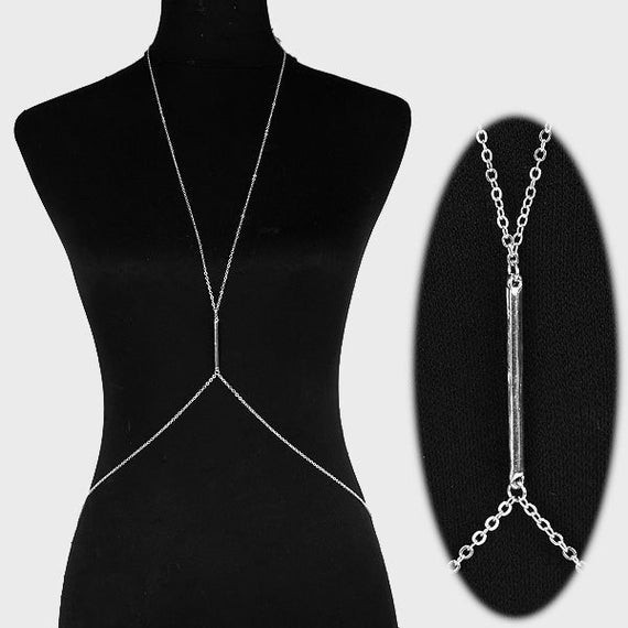 Body Jewelry Rihanna
 Beach Body Chain Necklace Body Chain Rihanna by