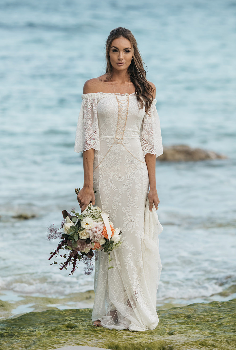 Boho Beach Wedding
 Tips on Choosing Beach Wedding Dresses for Destination