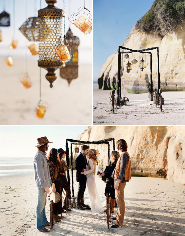 Boho Beach Wedding
 Bohemian Beach Wedding Ideas