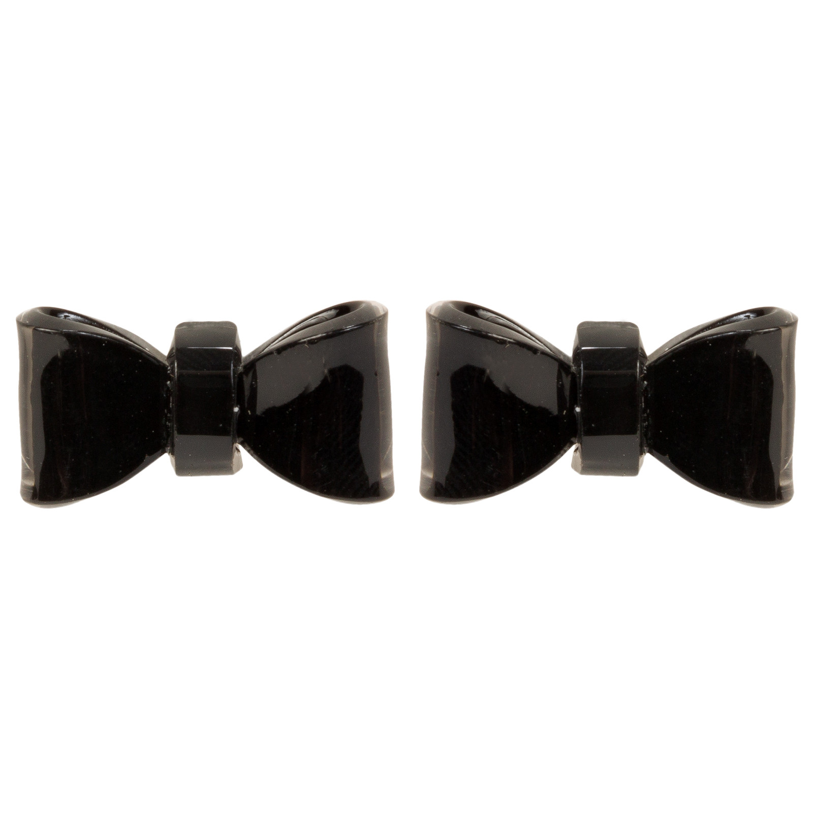 Bow Tie Earrings
 Women s Black Bow Tie Stud Earrings Cute Fashion Evening