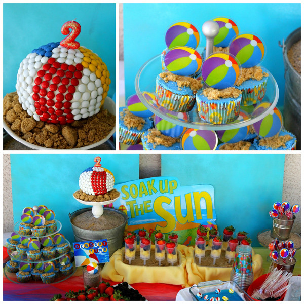Boy Beach Party Ideas
 Kara s Party Ideas Beach Ball Birthday Party Supplies