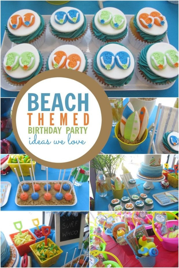 Boy Beach Party Ideas
 Surf Sand and Fun A Boy s Beach Themed Birthday Party