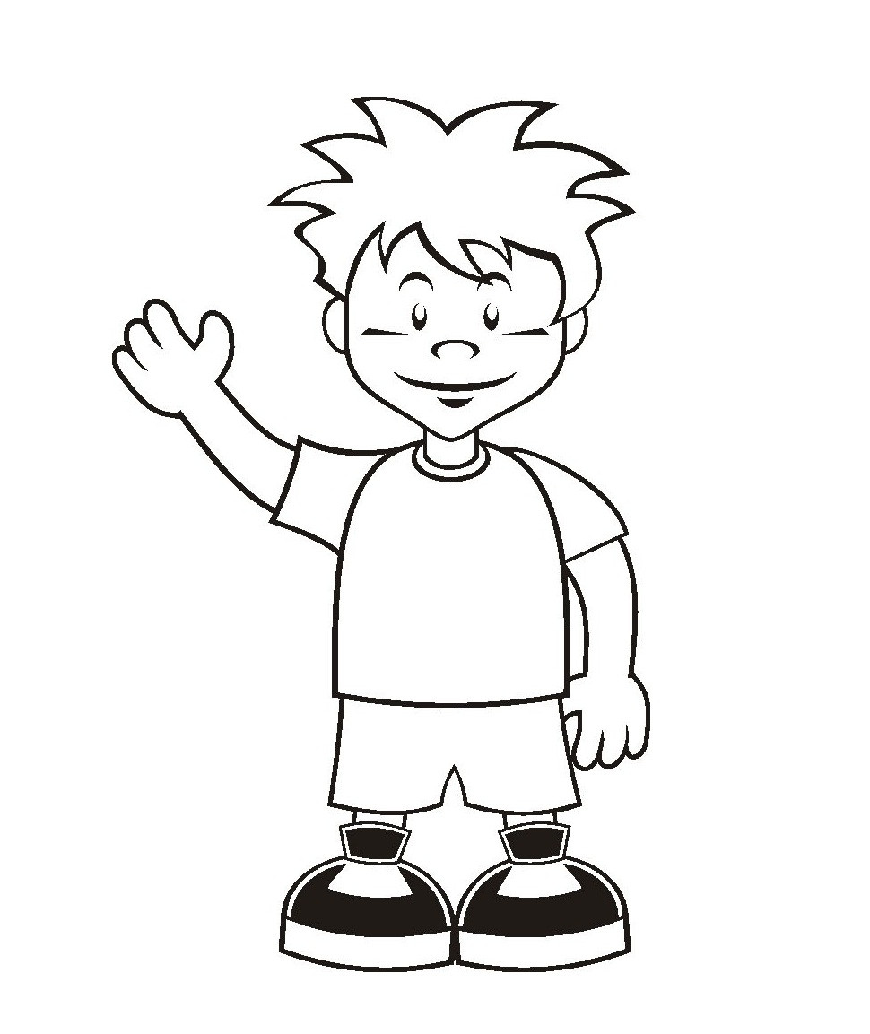 Boy Coloring Pages Printable
 Free Printable Boy Coloring Pages For Kids