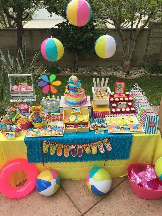 Boy Summer Birthday Party Ideas
 Pin de Virnalys Goire en Ideas para Fiestas Cumpleaños