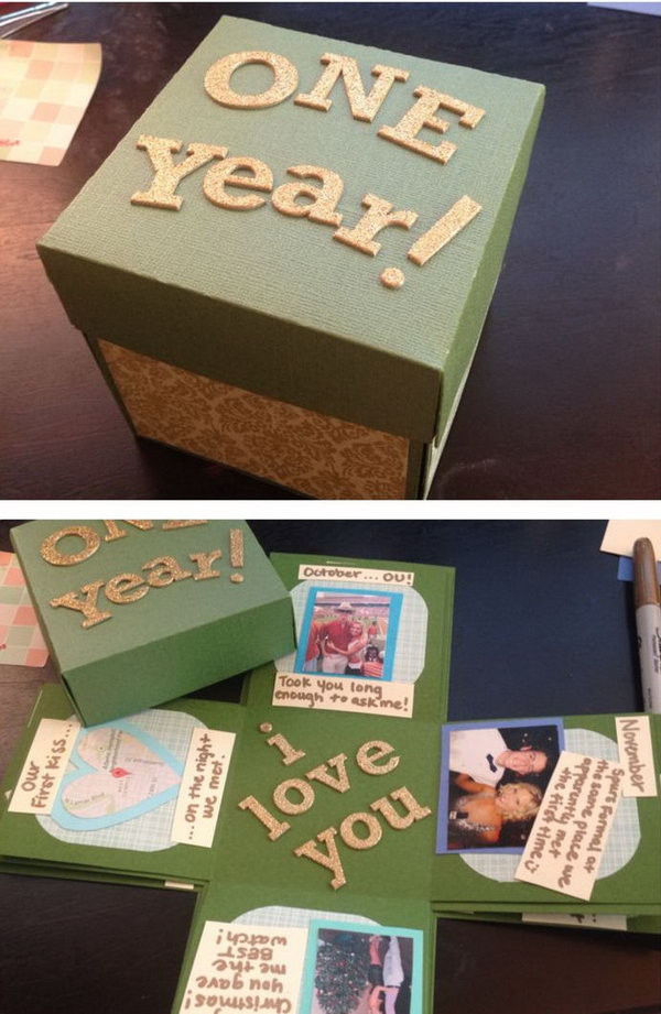 Boyfriend Birthday Gift DIY
 30 DIY Gifts For Boyfriend