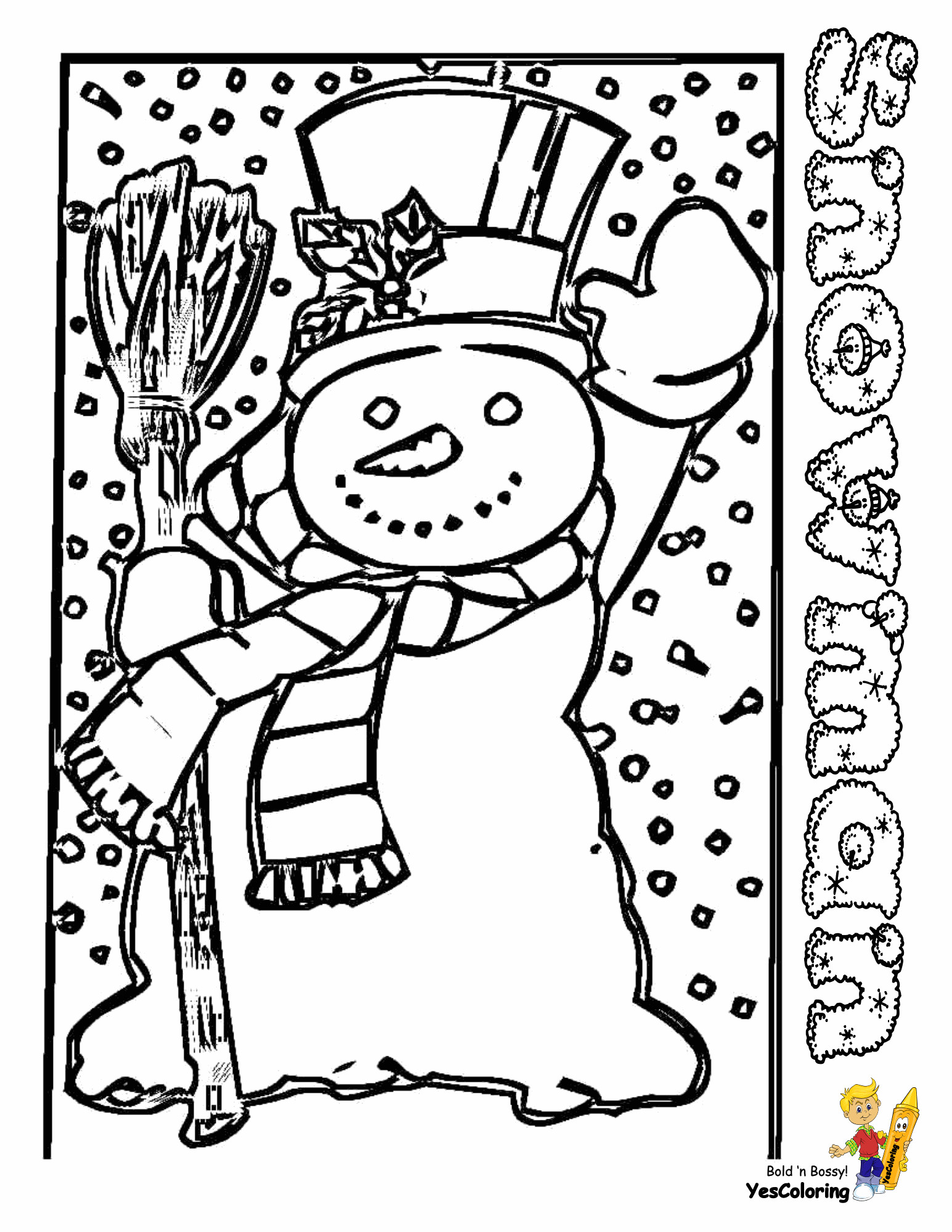 Boys Christmas Coloring Pages
 Cool Coloring Pages to Print Christmas Free