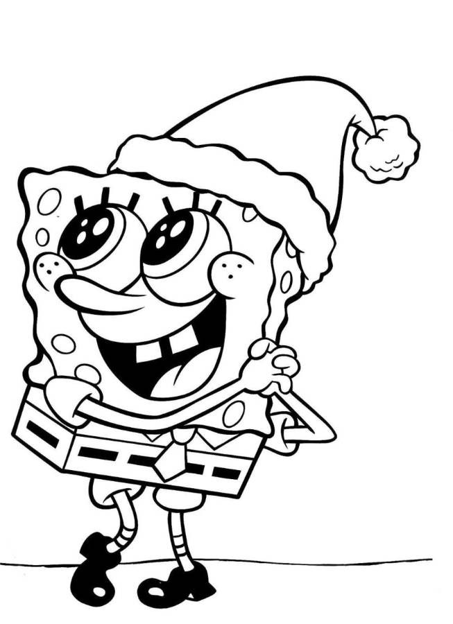 Boys Christmas Coloring Pages
 Free Printable Spongebob Squarepants Coloring Pages For Kids