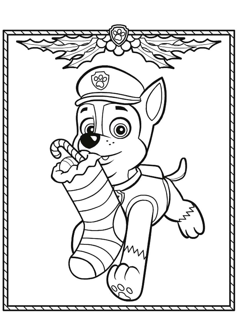 Boys Christmas Coloring Pages
 Image result for paw patrol christmas colouring in
