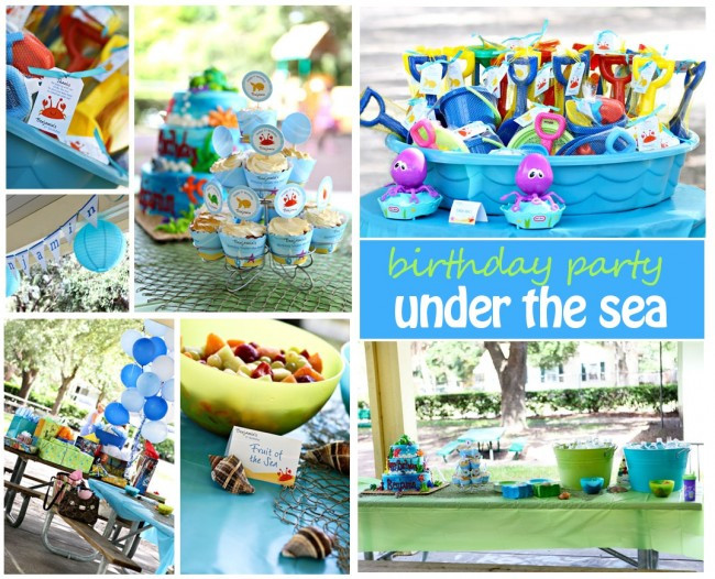 Boys Pool Party Ideas
 Under the Sea Birthday Party