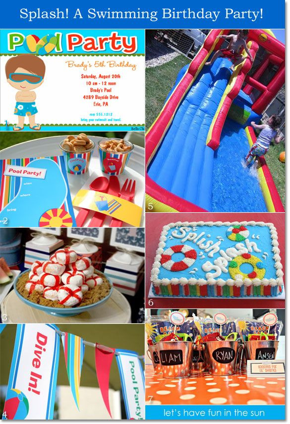 Boys Pool Party Ideas
 Make a Splash Throw a Fabulous Summer Swimming Party
