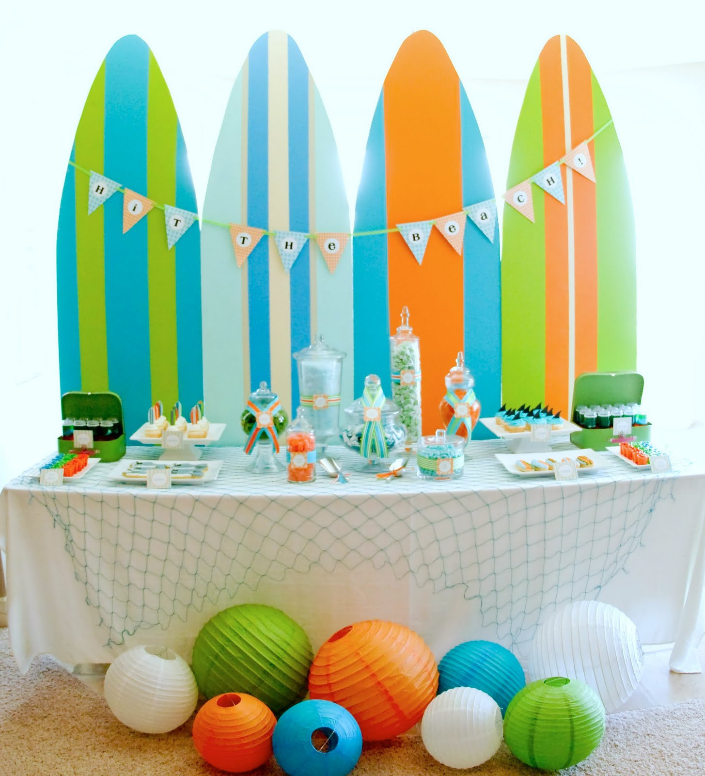 Boys Pool Party Ideas
 Kara s Party Ideas Surf s Up Summer Pool Party
