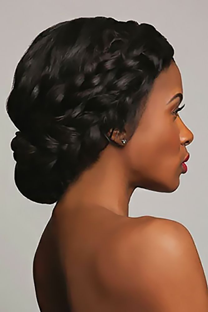 Braid Updo Hairstyles For Black Hair
 42 Black Women Wedding Hairstyles Braids