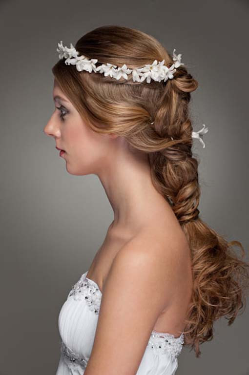 Braided Bridesmaid Hairstyles
 wedding hair braided wedding hairstyle flowers – the new