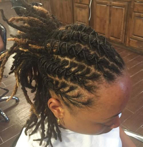 Braided Dread Hairstyles
 30 Creative Dreadlock Styles for Girls and Women