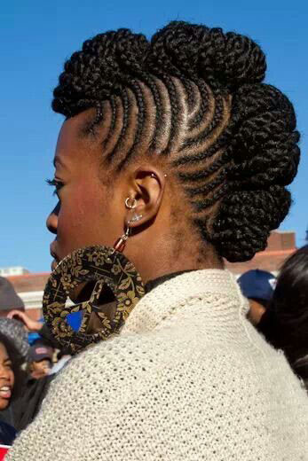 Braided Mohawk Hairstyles Natural Hair
 50 Mohawk Hairstyles for Black Women