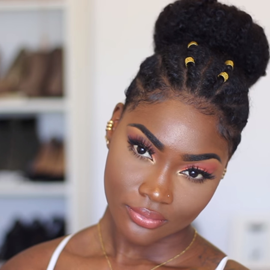 Braided Updo Hairstyles African American
 This New Triple Knot Braided Up do For Black Hair Is So
