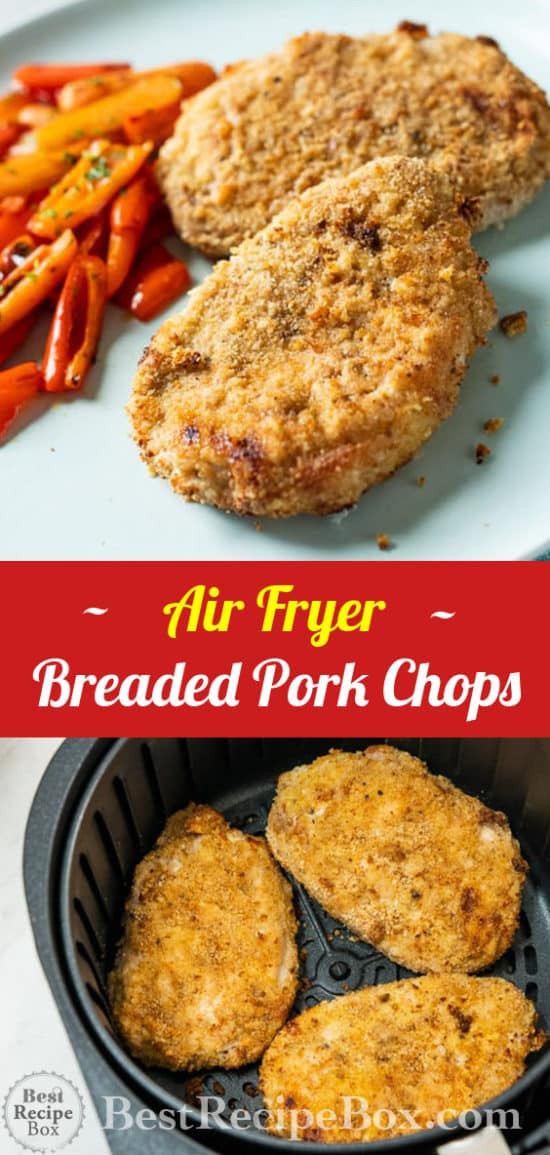 Breaded Pork Chops In Air Fryer
 Easy Air Fryer Breaded Pork Chops Recipe CRISPY