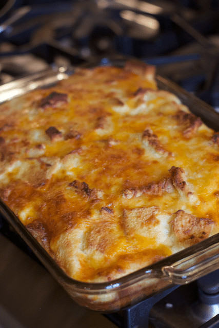 Breakfast Casserole With Bread
 Deliciously Easy Egg and Cheese Overnight Breakfast