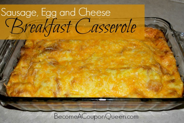 Breakfast Casserole Without Eggs
 breakfast sausage egg casserole without bread