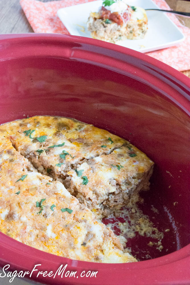Breakfast Crock Pot Recipes
 Crock Pot Mexican Breakfast Casserole Low Carb & Gluten Free