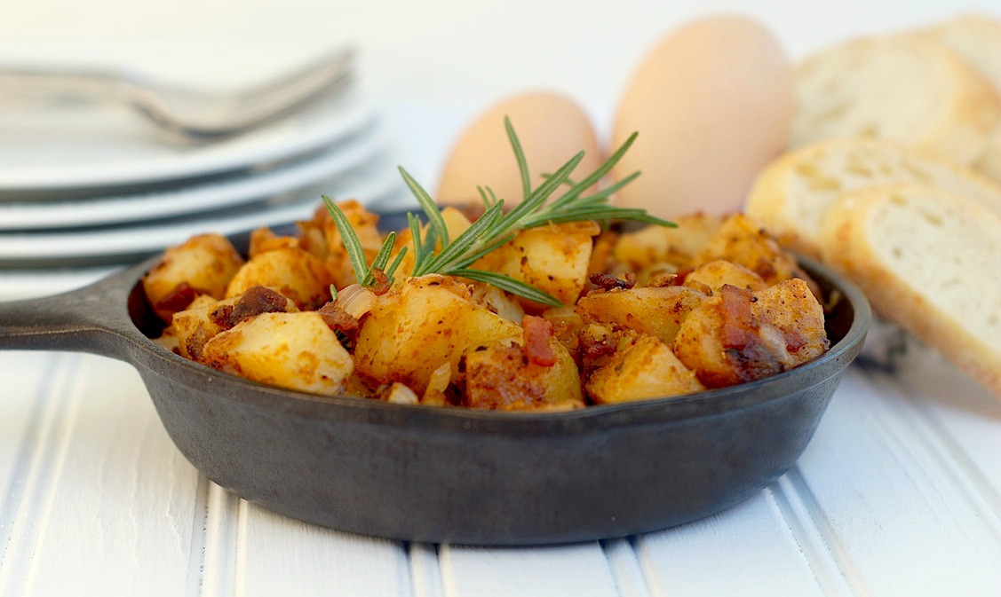 Breakfast Potatoes Skillet
 Skillet Breakfast Potatoes with Bacon Caramelized ions