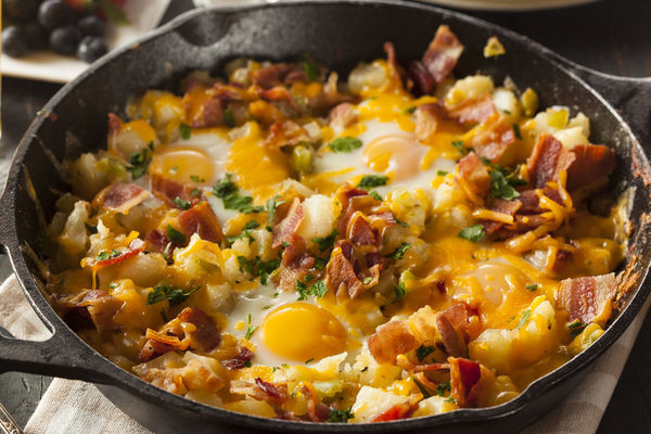 Breakfast Potatoes Skillet
 The Ultimate Breakfast Skillet – 12 Tomatoes