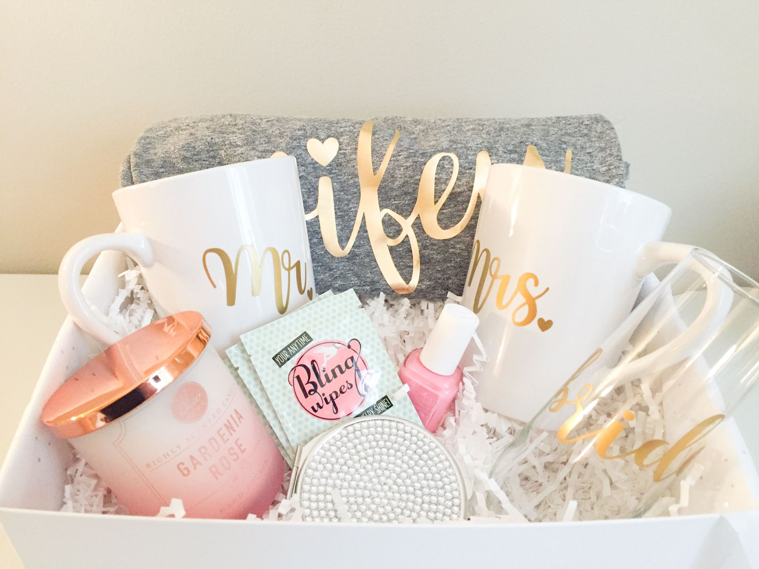 Bridal Gift Basket Ideas
 Wifey Material