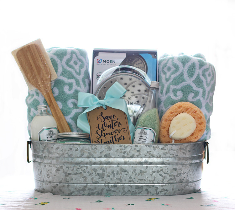 Bridal Gift Basket Ideas
 Shower Themed DIY Wedding Gift Basket Idea The Craft Patch