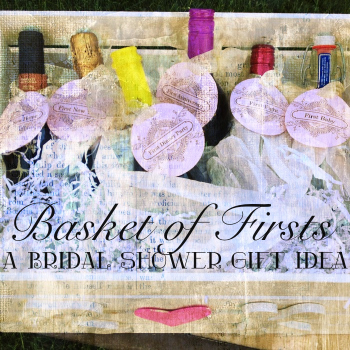 Bridal Shower And Wedding Gift
 daniellesque Bridal Shower Gift Basket of Firsts