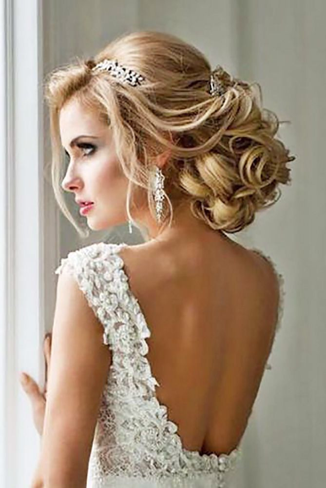 Brides Hairstyles With Tiara
 The 25 best Wedding tiara hairstyles ideas on Pinterest